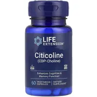 Life Extension , Citicoline (CDP-Choline), 60 Vegetarian Capsuler