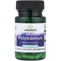 Swanson Health , Albion Molybden, 400 mcg, 60 Veggie kapslar