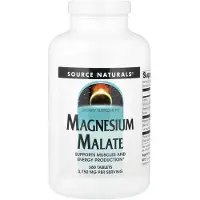 Source naturals , Magnesium Malat, 360 Tabletter (1 250 mg per Tablet)