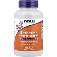 Now , Berberin Glukosstöd, 60 Myggor