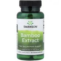 Swanson Health , Bamboe Ekstrakt, 60 Veggie Kapslar