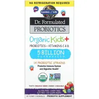 Garden of life , Dr. Formulerad Probiotika, Ekologiskt barn +, God smak Ekologiskt bär & kirs