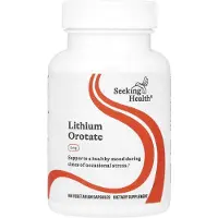 Seeking Health , Litium Orotat, 5 mg, 100 Vegetariska Capslar
