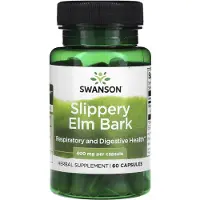 Swanson Health , Slippery Elm Bark, 400 mg, 60 Kapslar