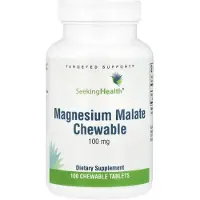 Seeking Health , Magnesium Malat Chewable, 100 mg, 100 Chewbara Tabletter