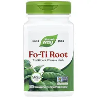 Nature'S Way , Fo-Ti röt, 100 Vegan kapslar (610 mg per kapsel)