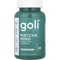 Goli Nutrition , Matcha Mind Kognitiva Gummies, 60 Gummies
