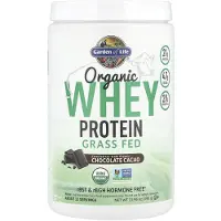 Garden of life , Ekologisk Wheyprotein, Gräsbaserad, Choklad Cacao, 13.96 oz (396 g)