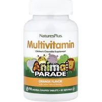 Natures Plus - Multivitamin- och mineraltillskott, APELSIN TUGGTABLETTER 90 Tabletter