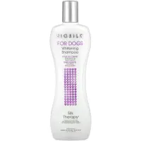 Biosilk , Silktillverkning, Vitning Shampoo för Hund, 12 fl oz (355 ml)
