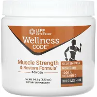 Life Extension , Wellness Code, Muskelsvaghet & Återställ Formel Powder, 3,32 oz (94,2 g)