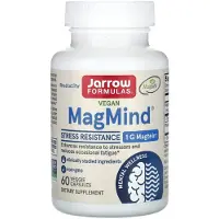 Jarrow Formulas , Vegansk MagMind, Stressmotstånd, 60 Veggie kapslar