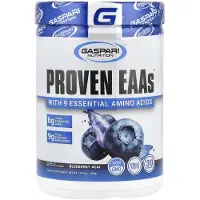 Gaspari Nutrition , Proven EAAs med 9 Väsentliga Aminosyror, Blåbär Acai, 13,75 oz (390 g)