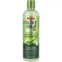 Ors , Olivolja, Djup rengörande Creme Aloe Shampoo, 12,5 fl oz (370 ml)