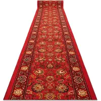 Rugsx Löpare anti-halk TRADYCJA Traditionell röd gummi 67cm 67x150 cm