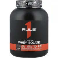 Rule One Proteins , R1 Protein Whey Isolate, Choklad Fudge, 5.01 lb (2.27 kg)