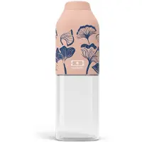 Monbento - MB Positive M Ginkgo Vattenflaska 500ml - Tålig Tritanflaska - Perfekt för Jobb, Picknick, Sport - BPA-fri
