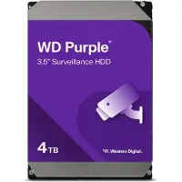 Western Digital WD Purple Surveillance WD44PURZ - Hårddisk - 4 TB - inbyggd - 3.5 - SATA 6Gb/s - buffert: 128 MB