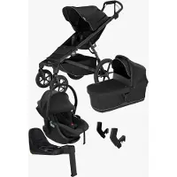 Thule Urban Glide 4 Wheel fyrhjulingsvagn cykelkärra svart