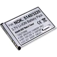 Connect 3000 BL-5B Kamerabatteri Ersättning originalbatteri BL-5B 3.7 V 650 mAh