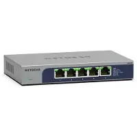 Netgear MS105 - Switch - ohanterad - 5 x 100/1000/2.5G - skrivbordsmodell, väggmonterbar
