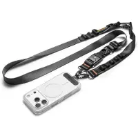 Spigen DA30M Stap Crossbody telefonlanyard - svart