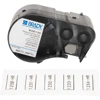 Brady M-250-1-342 värmekrympslang | svart text - vit tejp | 11.15mm x 25.78mm (original)