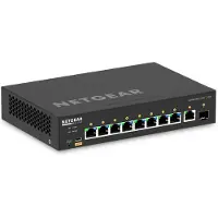 Netgear AV Line M4250-9G1F-PoE+ - Switch - L3 - Administrerad - 8 x 10/100/1000 (8 PoE+) + 1 x 10/100/1000 + 1 x Gigabit SFP - sida till sida luftf...