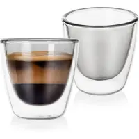 Orion Termiska Glas med Dubbla Väggar - 90 ml, Set om 2
