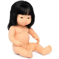 Miniland Asiatisk Babydocka Med Downs Syndrom 38 Cm