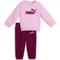 Puma Träningsdräkt 'Ess' rosa / mörkrosa
