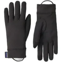 Patagonia - Skidhandskar - Cap MW Liner Gloves Black för Unisex - Storlek S - Svart