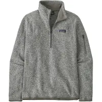 Patagonia - Fleece dam - W's Better Sweater 1/4 Zip Birch White för UnisexUll - Storlek S - Beige