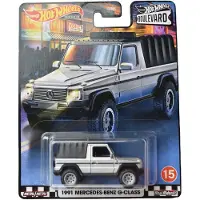 Mattel Hot Wheels Boulevard 1991 Mercedes Benz G Class, Silver/Svart