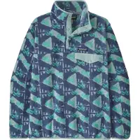 Patagonia LW Synch Snap-T Half-Zip Fleecetröja jaguar geo/ blue sage, L