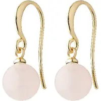 Pilgrim Örhängen 'Goldie' guld / rosa