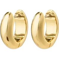 Pilgrim Mine Chunky Huggie Hoops Gold-Plated