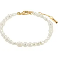 Pilgrim Armband 'Elliana' guld / pärlvit
