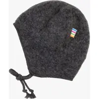 Joha Hjälmmössa - Ull - Koksgrå - - 37 cm - Babyhjälm