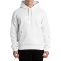Diesel Monotone Logo Vit Hoodie