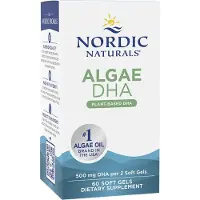 Nordic Naturals , Algae DHA, 500 mg, 60 mjuka Gel (250 mg per Gel)
