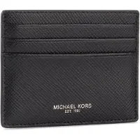 Michael Kors för män. 39F6LHRD2L Harrison korthållare svart (OSFA), Casual, Hud