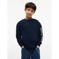 Tommy Hilfiger T-shirt 'TEAM' marinblå / vit