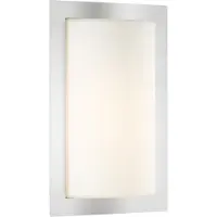 LCD Utomhus vägglampa med rörelsesensor Luis, Aluminium / grå / zink, Rostfritt stål, Modern