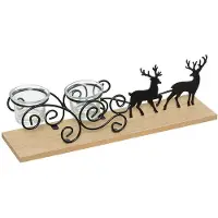 Atmosphera metall ljusstake för tealight med renar, 45 cm