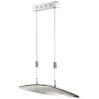 FISCHER&HONSEL GMBH Pendellampa SHINE, dimbar, Aluminium / grå / zink, Vardagsrum / matsal, Aluminium / grå / zink, Modern