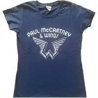 Ginza.se Paul McCartney: Ladies T-Shirt/Wings Logo (Navy Blue) (XX-Large)