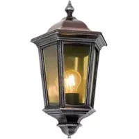 Orion Vägglampa utomhus Antoine, Svart, Metall, Antik, Utomhusvägglampa