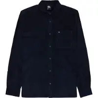 Quiksilver - Skjortor - Smoke Trail Cord Shirt Dark Navy för UnisexBomull - Storlek L - Marinblå