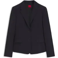 HUGO Regular-fit blazer in stretch fabric